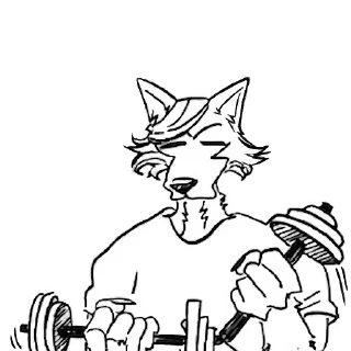 💪 emoji BEASTARS Telegram sticker 21 of 42