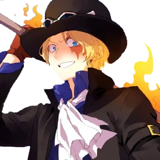 😁 emoji 💛Sabo💛 Telegram sticker 22 of 29