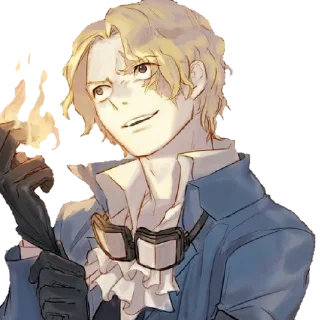 🔥 emoji 💛Sabo💛 Telegram sticker 4 of 29
