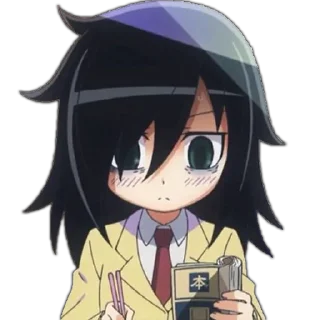 📖 emoji Tomoko chan Telegram sticker 14 of 19