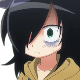 😶 emoji Tomoko chan Telegram sticker 10 of 19