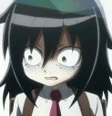 😐 emoji Tomoko @fuckwhatever Telegram sticker 23 of 42