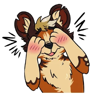 😳 emoji Clean Paws Telegram sticker 12 of 19