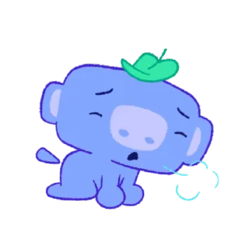 😌 emoji What's Up Wumpus | @discord_stickers Telegram sticker 20 of 30