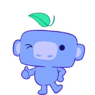 👍 emoji What's Up Wumpus | @discord_stickers Telegram sticker 18 of 30