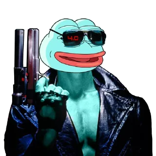 🔫 emoji PEPE 4.0 Telegram sticker 19 of 21