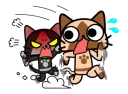 😫 emoji Felyne Monster Hunter Telegram sticker 12 of 40