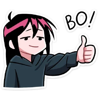 🌟 emoji Мори Telegram sticker 12 of 48