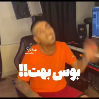 🙌 emoji مشکل داری بیناموس؟ @HipHopTweety Telegram sticker 14 of 49