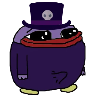 😇 emoji Voodoo Pepes Telegram sticker 9 of 31