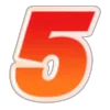 5️⃣ emoji 定制美工 @jpzmk 更多 @pgyl77 Telegram sticker 11 of 200