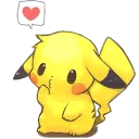 😘 emoji Pikachu Telegram sticker 16 of 46