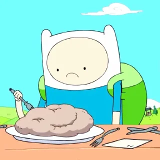 🙁 emoji Adventure Time Telegram sticker 8 of 30