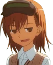 🤔 emoji Misaka best Waifu v.2 Telegram sticker 7 of 47