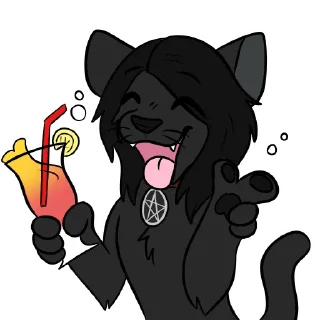 🍹 emoji Agii The Cat Telegram sticker 12 of 69