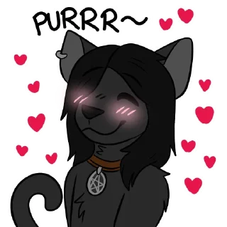 ❤️ emoji Agii The Cat Telegram sticker 6 of 69