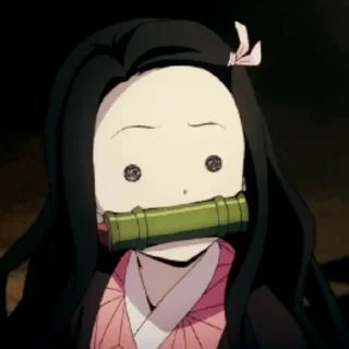 🤨 emoji Nezuko kamado Telegram sticker 18 of 32