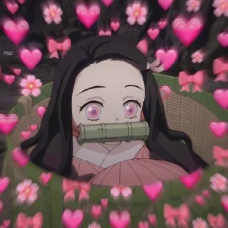 😶 emoji Nezuko kamado Telegram sticker 13 of 32