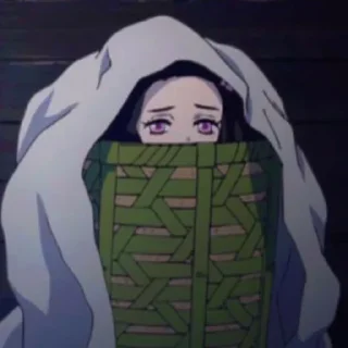 😰 emoji Nezuko kamado Telegram sticker 23 of 32