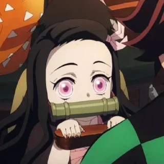 🌸 emoji Nezuko Kamado @StickersofAnime Telegram sticker 21 of 77