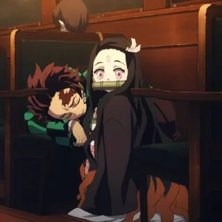 🌸 emoji Nezuko Kamado @StickersofAnime Telegram sticker 15 of 77