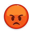 😡 emoji @stickerkar  ایموجی متحرک تلگرام Telegram sticker 6 of 47