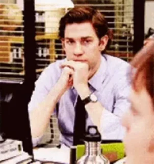 😉 emoji JIM Halpert Telegram sticker 11 of 37