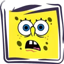 😀 emoji استیکر های باب اسفنجی Telegram sticker 8 of 18