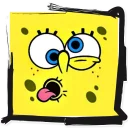 😀 emoji استیکر های باب اسفنجی Telegram sticker 17 of 18