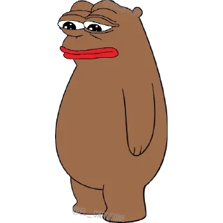 🐸 emoji Bare Pepe's @EL_CARLEONE @MEHDI_HANNIBAL Telegram sticker 11 of 117
