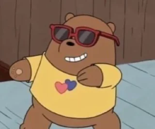 Sticker from bare bears
