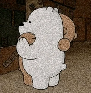 🥺 emoji bare bears Telegram sticker 18 of 115