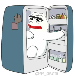 Sticker from Bear Pepe's @PEPE_CREATOR @EDVIN_1