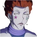 😒 emoji Hisoka Telegram sticker 13 of 53