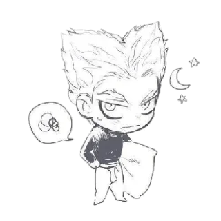 🥰 emoji Garou Telegram sticker 15 of 44