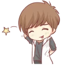 😅 emoji Centilia's  boyFriend Telegram sticker 13 of 41