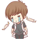 😭 emoji Centilia's  boyFriend Telegram sticker 18 of 41