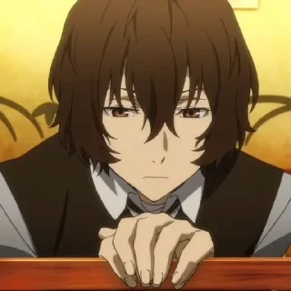 ⏱ emoji dazai ៸ @sukoshidal . Telegram sticker 5 of 55