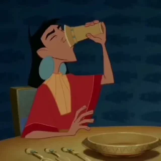 🐪 emoji kuzco ៸ @sukoshidal . Telegram sticker 21 of 35