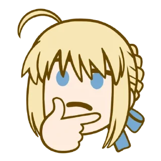 😐 emoji Fate Telegram sticker 16 of 120