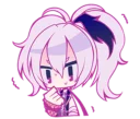 😥 emoji V Flower Sticker Telegram sticker 18 of 42