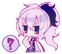 ❓ emoji V Flower Sticker Telegram sticker 11 of 42