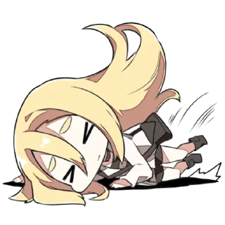 😫 emoji Angels of Death @Nekostickerss Telegram sticker 18 of 41