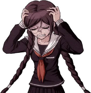 🤯 emoji Toko Fukawa faces Telegram sticker 8 of 70