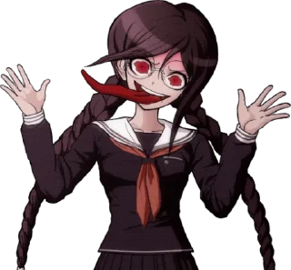 🤪 emoji Toko Fukawa faces Telegram sticker 18 of 70