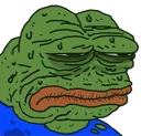 😵 emoji Pepe the Frog Telegram sticker 17 of 30
