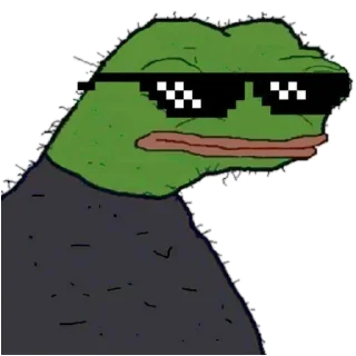😎 emoji ➣Troll & PePe ⇲ @QStickers ⇱ Telegram sticker 24 of 74