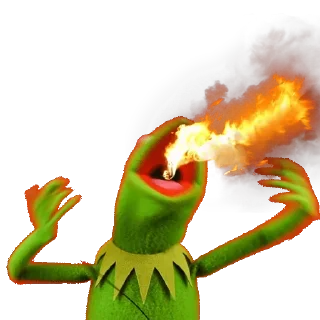 🔥 emoji Kermit @FranceCanal Telegram sticker 7 of 34