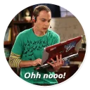 😟 emoji The Big Bang Theory - By Theodor Telegram sticker 5 of 77