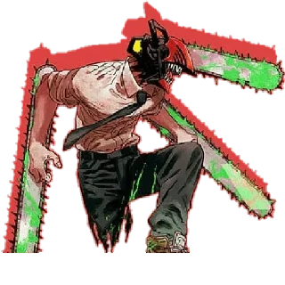Sticker from Chainsaw man